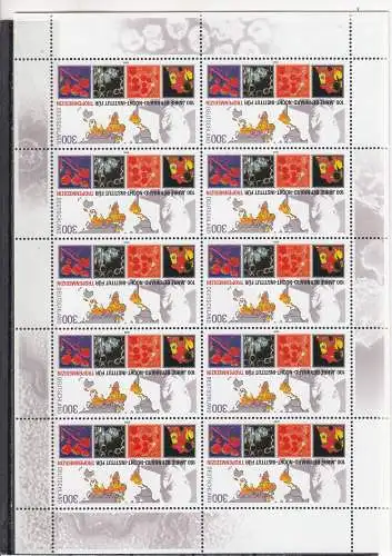 Bundesrep. Deutschland  Nr Klinbogen 2136 Postfrisch / **