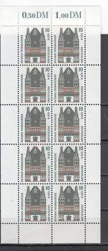 Bundesrep. Deutschland  Nr Klinbogen 2139 Postfrisch / **