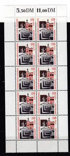 Bundesrep. Deutschland  Nr Klinbogen 2140 Postfrisch / **