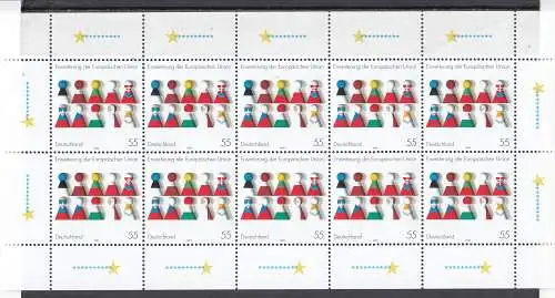 Bundesrep. Deutschland  Nr Kleinbogen 2400 Postfrisch / **