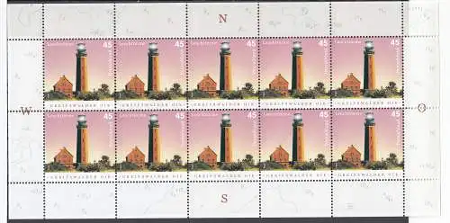 Bundesrep. Deutschland  Nr Kleinbogen 2409 Postfrisch / **