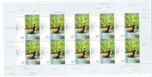 Bundesrep. Deutschland  Nr Kleinbogen 2481 Postfrisch / **