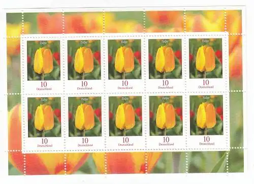 Bundesrep. Deutschland  Nr Kleinbogen 2484 Postfrisch / **