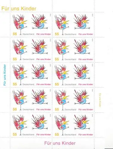 Bundesrep. Deutschland  Nr Kleinbogen 2486 Postfrisch / **