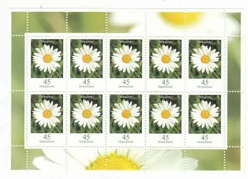 Bundesrep. Deutschland  Nr Kleinbogen 2451 Postfrisch / **