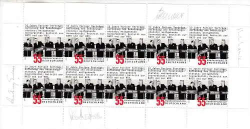 Bundesrep. Deutschland  Nr Kleinbogen 2459 Postfrisch / **
