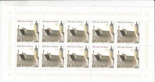 Bundesrep. Deutschland  Nr Kleinbogen 2438 Postfrisch / **