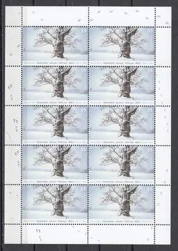 Bundesrep. Deutschland  Nr Kleinbogen 2509 Postfrisch / **