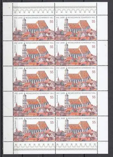 Bundesrep. Deutschland  Nr Kleinbogen 2522 Postfrisch / **