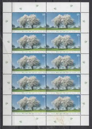 Bundesrep. Deutschland  Nr Kleinbogen 2532 Postfrisch / **