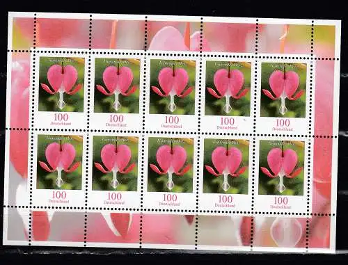 Bundesrep. Deutschland  Nr Kleinbogen 2547 Postfrisch / **