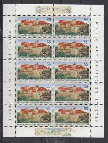 Bundesrep. Deutschland  Nr Kleinbogen 2548 Postfrisch / **