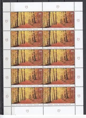 Bundesrep. Deutschland  Nr Kleinbogen 2564 Postfrisch / **