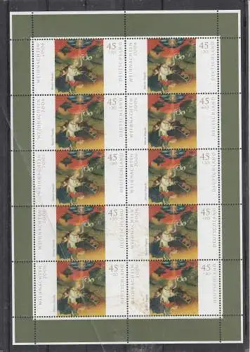 Bundesrep. Deutschland  Nr Kleinbogen 2569 Postfrisch / **
