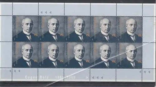 Bundesrep. Deutschland  Nr Kleinbogen 2571 Postfrisch / **