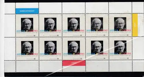 Bundesrep. Deutschland  Nr Kleinbogen 2572 Postfrisch / **