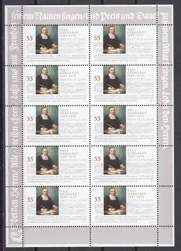 Bundesrep. Deutschland  Nr Klewinbogen 2592 Postfrisch / **