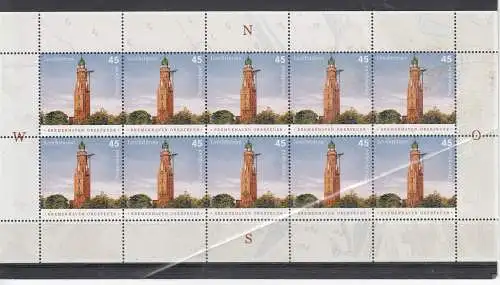 Bundesrep. Deutschland  Nr Kleinbogen 2812 Postfrisch / **