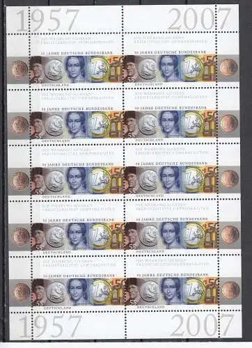 Bundesrep. Deutschland  Nr Kleinbogen 2618 Postfrisch / **