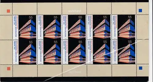 Bundesrep. Deutschland  Nr Kleinbogen 2625 Postfrisch / **