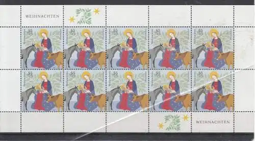 Bundesrep. Deutschland  Nr Kleinbogen 2627 Postfrisch / **