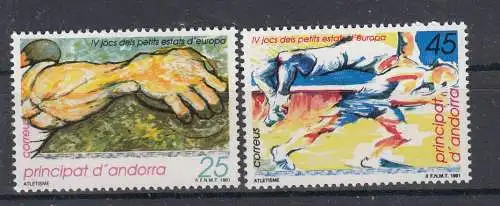 Andorra spanische Post  Nr 219/20 Postfrisch / **