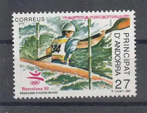 Andorra spanische Post  Nr 228 Postfrisch / **