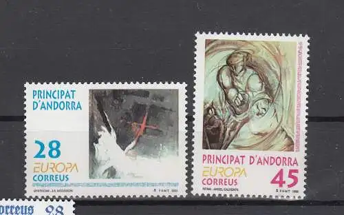 Andorra spanische Post  Nr 232/33 Postfrisch / **