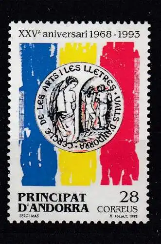 Andorra spanische Post  Nr 234 Postfrisch / **