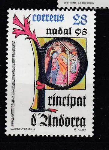 Andorra spanische Post  Nr 235 Postfrisch / **