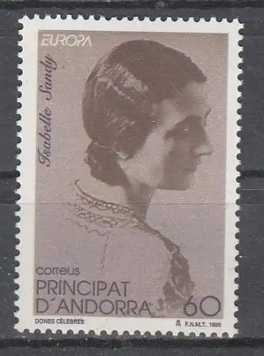 Andorra spanische Post  Nr 248 Postfrisch / **