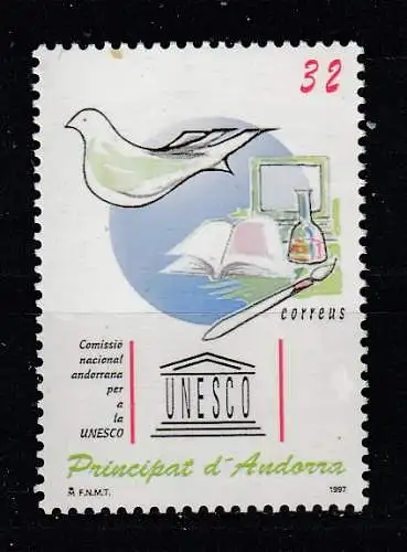 Andorra spanische Post  Nr 254 Postfrisch / **