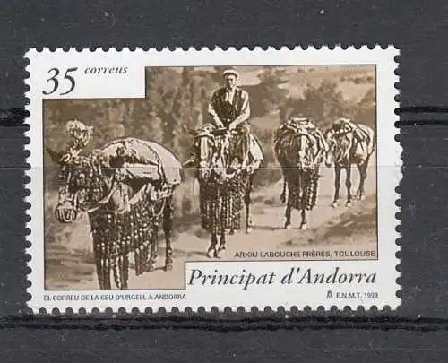 Andorra spanische Post  Nr 265 Postfrisch / **