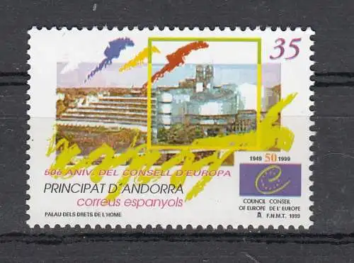 Andorra spanische Post  Nr 266 Postfrisch / **