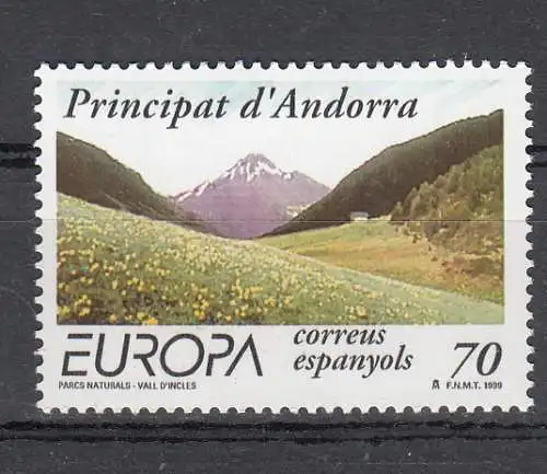 Andorra spanische Post  Nr 267 Postfrisch / **