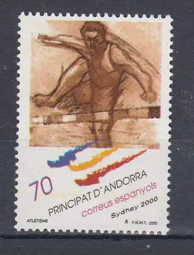 Andorra spanische Post  Nr 275 Postfrisch / **