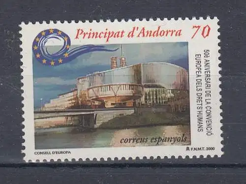 Andorra spanische Post  Nr 276 Postfrisch / **