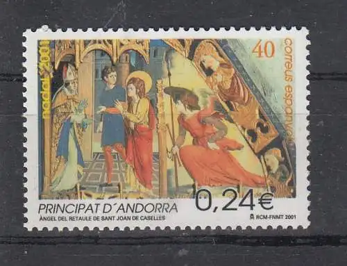 Andorra spanische Post  Nr 284 Postfrisch / **