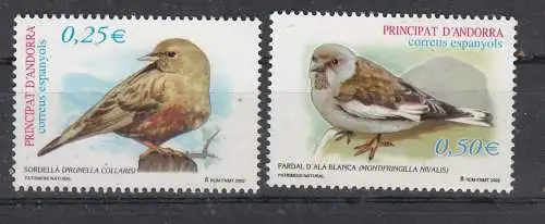 Andorra spanische Post  Nr 287/88 Postfrisch / **