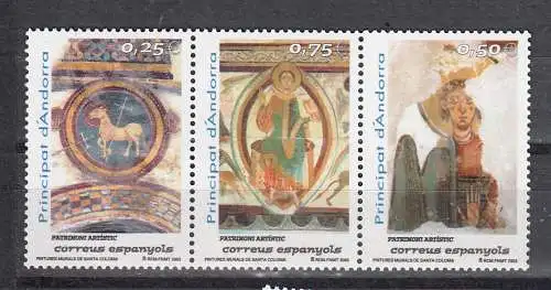Andorra spanische Post  Nr 296/98 Postfrisch / **