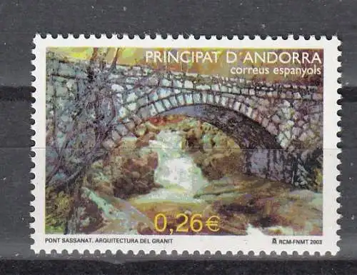 Andorra spanische Post  Nr 299 Postfrisch / **