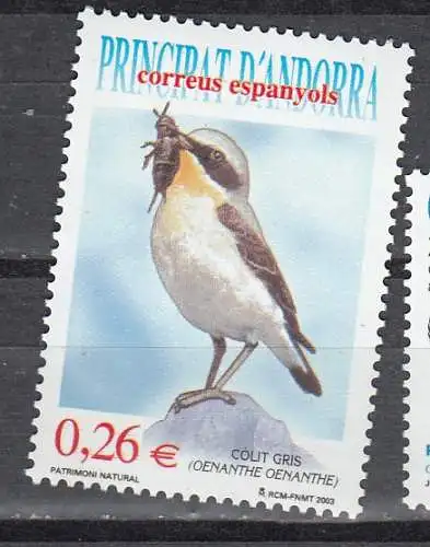 Andorra spanische Post  Nr 302 Postfrisch / **