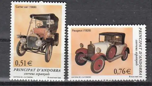 Andorra spanische Post  Nr 304/05 Postfrisch / **