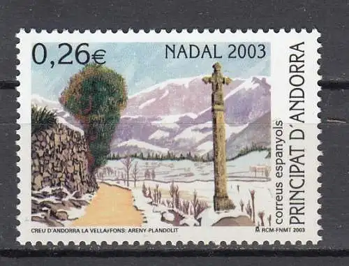 Andorra spanische Post  Nr 306 Postfrisch / **