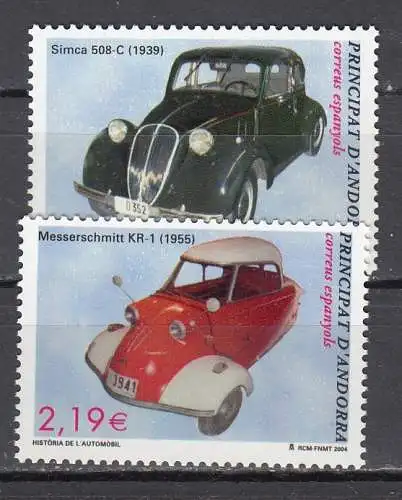 Andorra spanische Post  Nr 314/15 Postfrisch / **