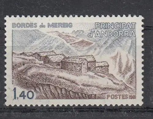 Andorra (franz.)  Nr 312 Postfrisch / **