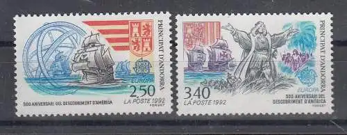 Andorra (franz.)  Nr 437/38 Postfrisch / **