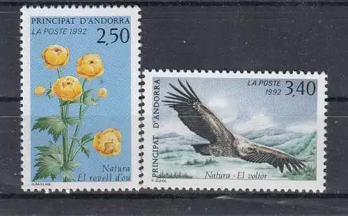 Andorra (franz.)  Nr 441/42 Postfrisch / **