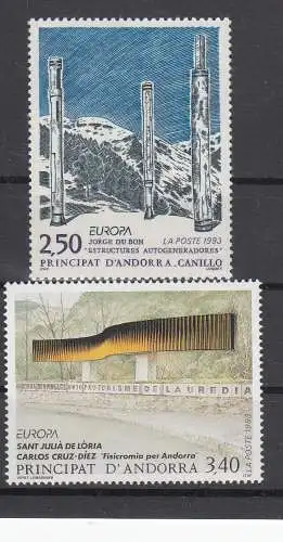 Andorra (franz.)  Nr 451/52 Postfrisch / **