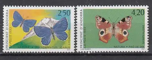 Andorra (franz.)  Nr 453/54 Postfrisch / **